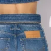 Blugi din denim cu curele Blugi din denim cu curele