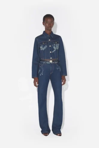 Blugi din denim Trompe L’œIl