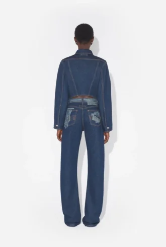 Blugi din denim Trompe L’œIl