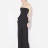 Pantaloni negri cu șa Pantaloni negri cu șa