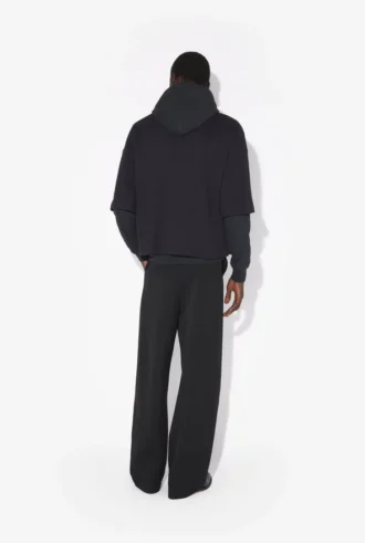Hanorace negru oversized JPG