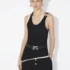 Maiou dublu drapat negru Maiou dublu drapat negru