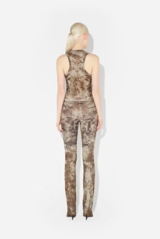 Pantaloni bej Madaillon