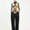 Pantaloni de costum cu croială curbată Pantaloni de costum cu croială curbată