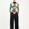 Pantaloni de costum cu croială curbată Pantaloni de costum cu croială curbată