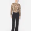 Pantaloni negri cu șa Pantaloni negri cu șa