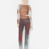 Pantaloni Red Blurry Roses
