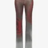 Pantaloni Red Blurry Roses