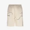Pantaloni scurți cu imprimeu multi-tatuaj Pantaloni scurți cu imprimeu multi-tatuaj