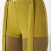 Pantaloni scurți verzi cu patch Gaultier