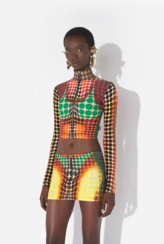 Re-Edition – topul Brown Dots