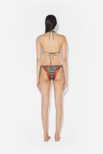 Reeditare – Bikini cu buline maro Reeditare – Bikini cu buline maro