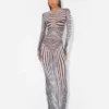 Reeditare – rochia albastru închis cu imprimeu Body Morph Reeditare – rochia albastru închis cu imprimeu Body Morph