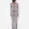 Reeditare – rochia albastru închis cu imprimeu Body Morph Reeditare – rochia albastru închis cu imprimeu Body Morph
