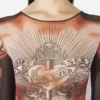 Reeditare – topul cu tatuaj „Safe Sex”