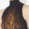 Rochia lungă drapată „Wood” Rochia lungă drapată „Wood”