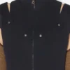 Rochia scurtă din denim cu fante Rochia scurtă din denim cu fante