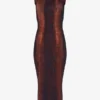 Rochie din bumbac cu imprimeu de piton Rochie din bumbac cu imprimeu de piton