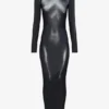 Rochie lungă argintie Body Dust Rochie lungă argintie Body Dust