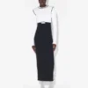 Rochie lungă cu blocuri de culoare Rochie lungă cu blocuri de culoare
