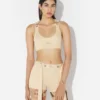 Sutienea bej cu patch Gaultier Sutienea bej cu patch Gaultier