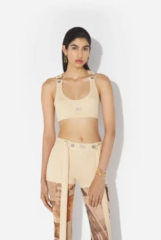 Sutienea bej cu patch Gaultier Sutienea bej cu patch Gaultier