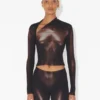 Topul scurt „Body Dust” din bronz Topul scurt „Body Dust” din bronz