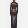 Topul scurt „Body Dust” din bronz Topul scurt „Body Dust” din bronz