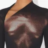 Topul scurt „Body Dust” din bronz Topul scurt „Body Dust” din bronz