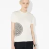 Tricouri Baby Tee cu imprimeu White Laurel
